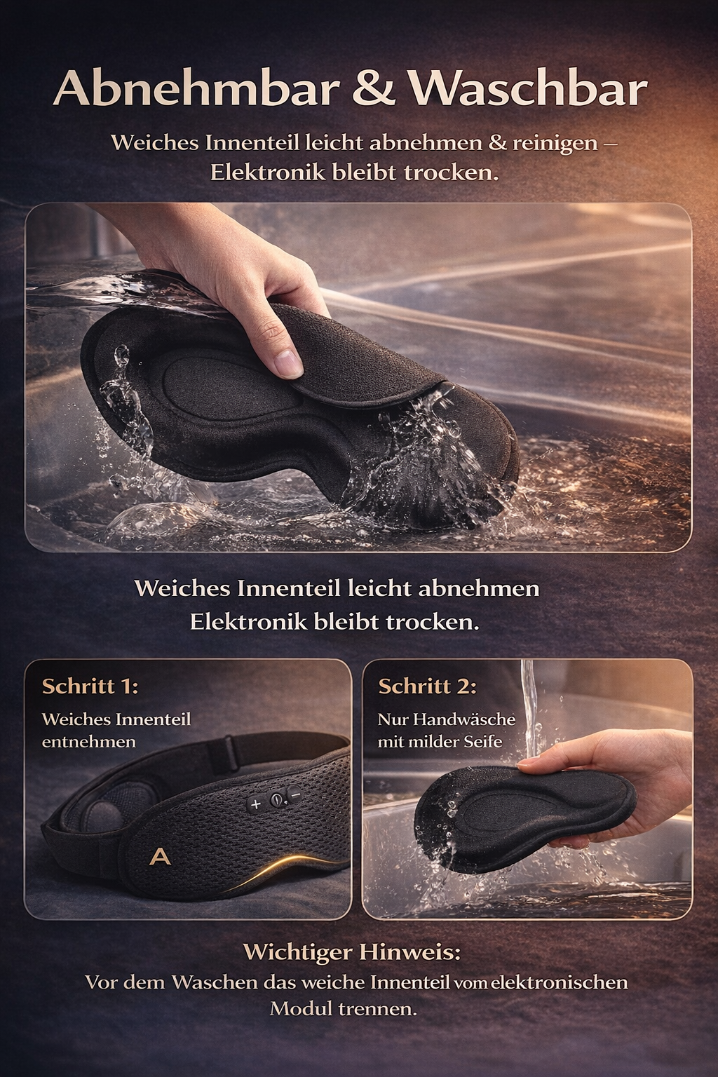 Deine persönliche Ruhezone. Überall.