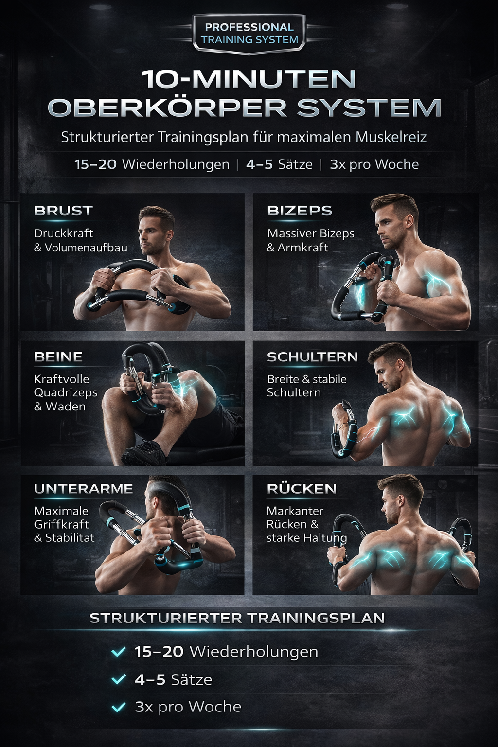 „Maximiere deine Oberkörperkraft – in nur 10 Minuten täglich“