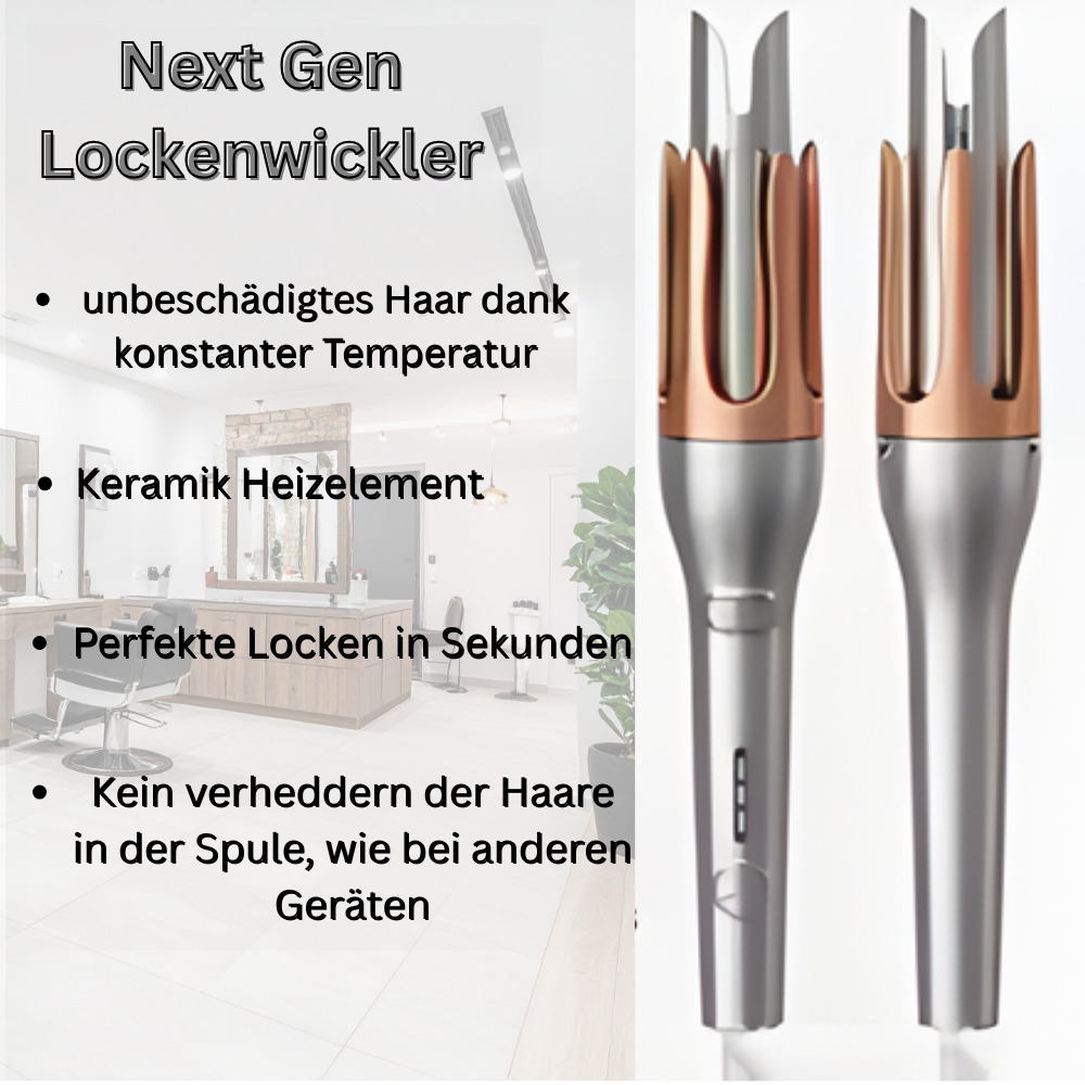 Perfekte Locken. Ohne Kampf. In Sekunden.