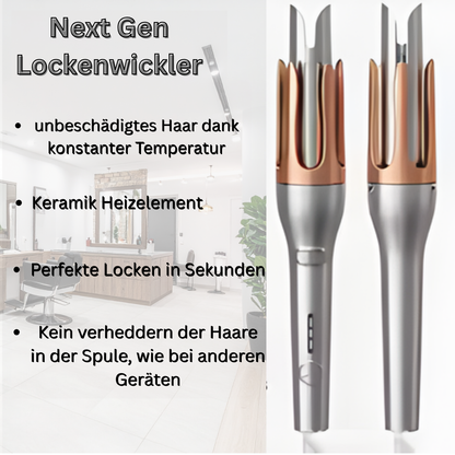 Perfekte Locken. Ohne Kampf. In Sekunden.
