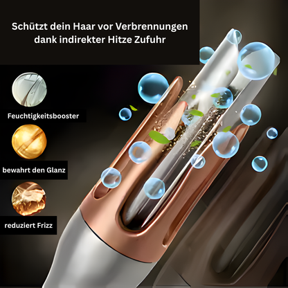 Perfekte Locken. Ohne Kampf. In Sekunden.